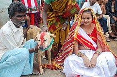 (Vidéo) Une ado forcée d’épouser un chien (Vidéo) Une ado forcée d’épouser un chien