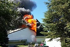 Genève: Une église détruite par un incendie