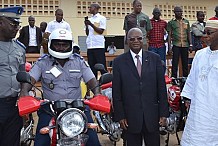 Sécurité : Des motos pour renforcer les capacités opérationnelles des forces de l’ordre à Korhogo