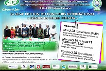 Ouverture du 6ème Concours International « Génies en Herbe OHADA » à Abidjan du 23 au 27 septembre 2014
