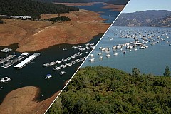 (Photos) Avant / Après : la sécheresse en Californie