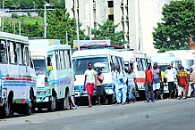 Perturbation du transport à Abidjan suite à la mort d'un apprenti d' un mini car.