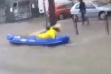 (Vidéo) Ils font du kayak dans les rues de Montpellier !