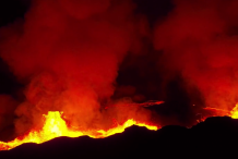 Une Go-pro s'est sacrifiée pour vous montrer un volcan en éruption