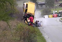 (Vidéo) Gros crash de rallye à La Thuile