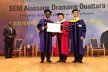 Le Chef de l’Etat reçoit le titre de Docteur Honoris Causa de l’Université Féminine de Sookmyung en Corée du Sud