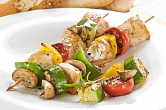 Brochettes de poulet aux épices