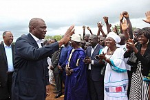 Le ministre Hamed Bakayoko à Lakota : 