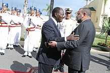 Entretien à Rabat entre le roi marocain et le président ivoirien
