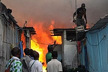 (Yopougon) Grave incendie au quartier Doukouré: Une mère jette son bébé par la fenêtre avant de mourir