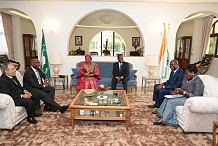 Le virus Ebola au centre d'une rencontre entre Alassane Ouattara et Nkosazana Dlamini-Zuma 