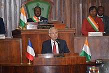 Reçu en séance solennelle à l'Assemblée Nationale, Claude Bartolone dit être « admiratif des progrès ivoiriens»