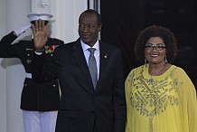 Blaise Compaoré et sa famille 