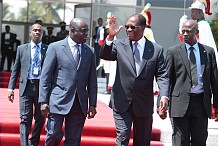 Alassane Ouattara à Yamoussoukro pour une ''visite de courtoisie'' à Blaise Compaoré