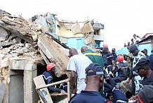 Côte d'Ivoire : un immeuble s'effondre à Abidjan, plusieurs disparus