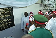 Le Président ivoirien a participé à l’inauguration du stade international d'Akwa Ibom, au Nigéria 
