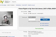 Elle met son utérus en vente sur eBay pour une raison déchirante Elle met son utérus en vente sur eBay pour une raison déchirante