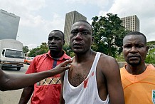 Un blessé, des arrestations dans la dispersion d’une manifestation de vendeurs d’eau à Abidjan