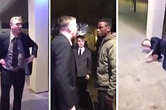 (Vidéo) Un raciste est mis KO par un adolescent (Vidéo) Un raciste est mis KO par un adolescent