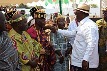 Des chefs de l’Agnéby-Tiassa invite Alassane Ouattara en visite officielle