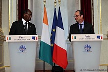Le Chef de l’Etat a eu un entretien avec le Président François HOLLANDE au Palais de l’Elysée