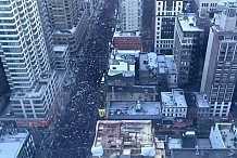 New-York: Une vidéo en accéléré révèle l’ampleur des manifestations contre les bavures policières