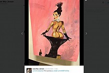 Danemark: Un artiste peint les fesses de Kim Kardashian avec son pénis