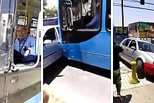 (Vidéo) Il n’aurait pas dû menacer ce chauffeur de bus