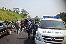 Un minicar chute dans un ravin: des blessés évacués au CHR de Gagnoa