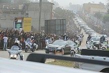 Inauguration du pont de Bouaflé : Forte mobilisation des populations de la Marahoué pour accueillir Ouattara