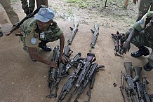 Vingt cinq tonnes d’armes légères fondues à Abidjan
