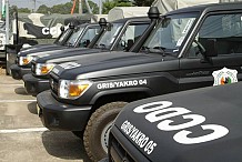 Sécurité: 26 véhicules pour renforcer les capacités logistiques de la gendarmerie nationale