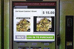 Des distributeurs de marijuana dans l'Etat de Washington Des distributeurs de marijuana dans l'Etat de Washington