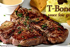 T-bone sauce échalote