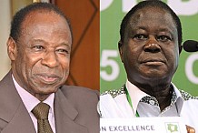 Présidentielle ivoirienne: Essy Amara reçu par Henri Konan Bédié
