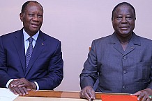 Le Chef de l’Etat a échangé avec le Président Henri KONAN BEDIE.