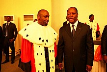«Francis Wodié a démissionné du Conseil constitutionnel pour des raisons techniques», selon Alassane Ouattara
