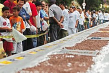 Brésil: Un gâteau de 450 mètres pour les 450 ans de Rio