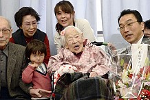 (Vidéo) La doyenne de l'humanité, Misao Okawa, fête ses 117 ans