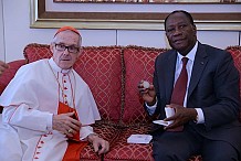Le Chef de l’Etat a eu un entretien avec le Cardinal Jean-Louis Tauran, Président du Conseil Pontifical pour le dialogue inter-religieux

