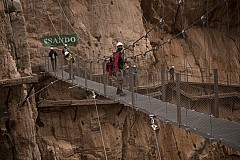 Espagne: Le chemin le plus dangereux du monde rouvre aux randonneurs Espagne: Le chemin le plus dangereux du monde rouvre aux randonneurs