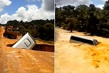 (Vidéo) Brésil: Un bus tombe dans un cratère avec ses passagers