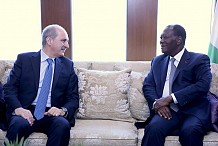Le président Ouattara s'est entretenu avec le vice-Premier Ministre turque
