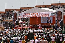 Côte d’Ivoire/présidentielle : Ouattara investi en fanfare candidat de la coalition au pouvoir