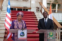 Le Chef de l’Etat a eu une séance de travail avec la Présidente du Libéria