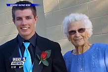 (Vidéo) Il invite sa grand-mère de 93 ans à son bal de promo