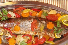 Poisson Marocain au four