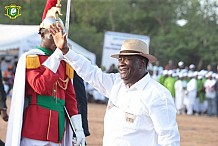  Le Chef de l’Etat a animé un meeting à Samatiguila, 4ème étape de sa visite d’Etat dans les Régions du Kabadougou et du Folon.
