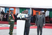 Le Chef de l’Etat a pris part à la célébration de la Journée Internationale des Casques bleus des Nations Unies, au siège de l’ONUCI.
