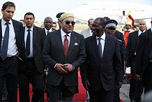Côte d’Ivoire-Maroc : Arrivée du roi Mohammed VI à Abidjan pour une visite officielle 